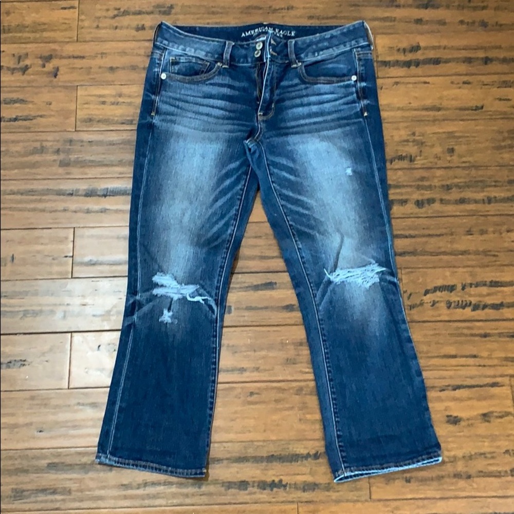 American Eagle Artist crops size 10